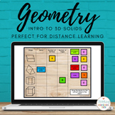 Geometry Intro to 3D Solids Digital Practice Distance Learning