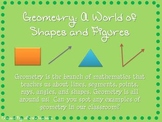Geometry Introduction Mini-Lesson PowerPoint