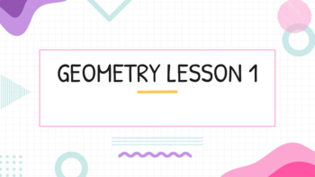 Preview of Geometry Introduction Powerpoint
