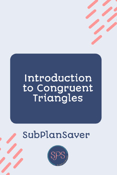 Preview of Geometry-Introduction to Congruent Triangles