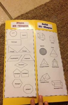 Geometry Lapbook by Knifton's Corner | Teachers Pay Teachers