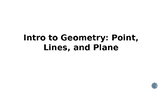Geometry Learning Goals and Scales