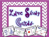 Geometry Line Study Cards and Activity, Types of Lines