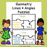 4th Grade Math Geometry Vocabulary Review Game Activity Li