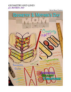 Preview of Geometry, Lines and Mother's Day: Get Creative