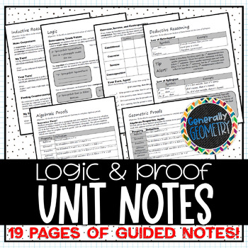 Preview of Geometry Logic and Proof Guided Notes