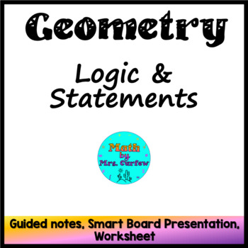 Preview of Geometry - Logic and Statements