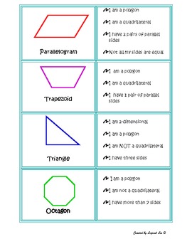 Geometry Match by Logical Lex | Teachers Pay Teachers