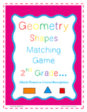 Geometry Matching Game-2nd Grade