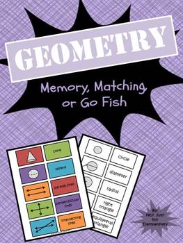 Preview of Geometry: Matching, Memory, or Go Fish Game