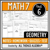 Geometry (Math 7 Curriculum - Unit 6) | All Things Algebra®