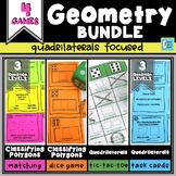 Quadrilaterals and Polygons Geometry Centers & Games Bundle