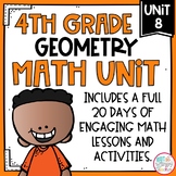 Geometry Math Unit with Activities for FOURTH GRADE