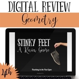 Geometry Review Activity - Stinky Feet Math Game for 4th G