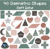 Geometry Math Shapes 40 Geometric Art Clipart {Three Bell 