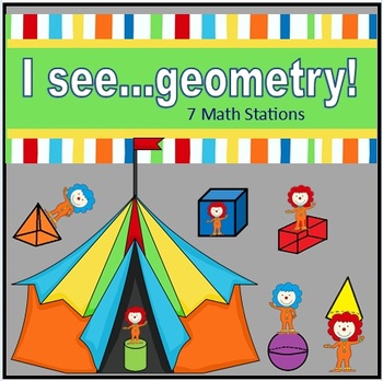 Preview of Geometry Math Stations (Common Core)