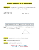 Geometry McDougal Littell Chapter 6 Lesson Notes and KEYS