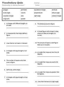 https://ecdn.teacherspayteachers.com/thumbitem/Geometry-Measurement-Vocabulary-Quiz-Editable-w-Answer-Key-5590085-1657275465/original-5590085-1.jpg