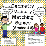 Geometry Games - Memory Matching (Grade 3-5)