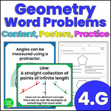 Geometry Word Problems and Posters 4th Grade