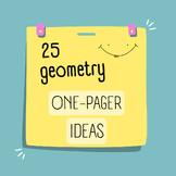 Geometry One-Pager IDEAS