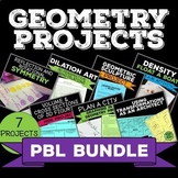 Geometry Projects Bundle with Real World PBL