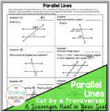 Geometry Parallel Lines Cut by a Transversal Circuit