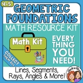 Geometry Foundations (Lines, Segments, Rays, Angles, & Mor