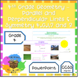 Geometry – Parallel and Perpendicular Lines & Symmetry - P