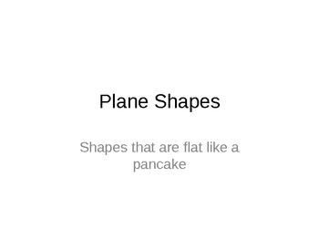 Preview of Geometry: Plane Shapes Powerpoint