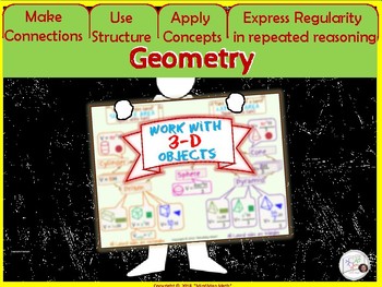 Preview of Geometry Poster: VOLUME, Surface Area / Interactive Notebook