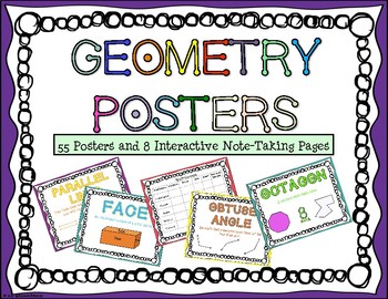 Preview of Geometry Posters and Interactive Note-Taking Pages