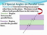 Geometry PowerPoint - Perpendicular and Parallel Lines (Ch