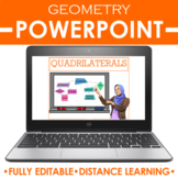 Geometry PowerPoint | Quadrilaterals DISTANCE LEARNING