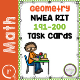 NWEA MAP Test Prep Math Practice Task Cards Geometry RIT B