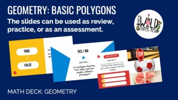 Preview of Basic Polygons BOOM Cards