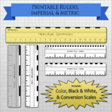 printable rulers teaching resources teachers pay teachers