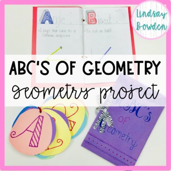 Preview of Geometry Project: ABC Book EDITABLE!