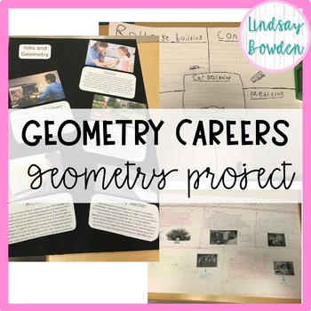Preview of Geometry Project: Geometry Careers EDITABLE!