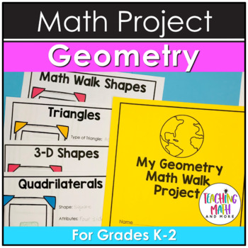 Preview of Geometry Project Math Walk Grades K-2