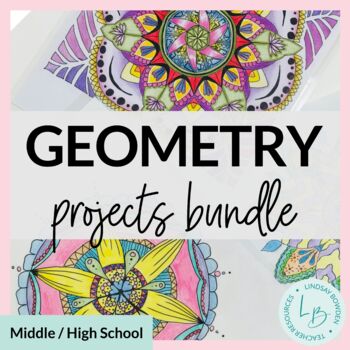 Preview of Geometry Projects Bundle-EDITABLE!!