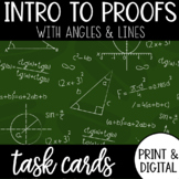 Geometry Proof Practice Task Cards