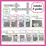 Geometry Proofs Crossword Puzzles Bundle