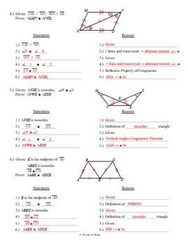 Unit 4 Congruent Triangles Homework 5 Answers : Unit 4 congruent