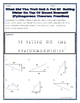 Right Triangles - Geometry Pythagorean Theorem Riddle Worksheet | TpT