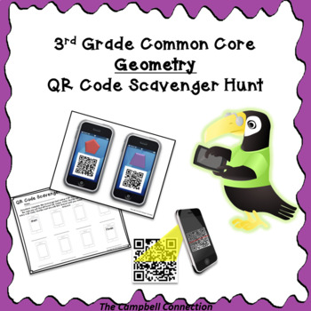 Preview of Geometry QR Code Scavenger Hunt