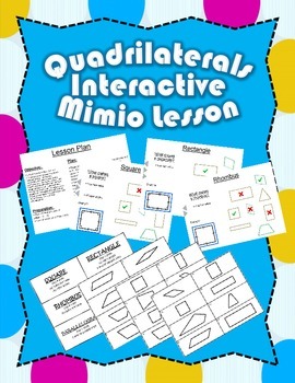 Preview of Geometry Quadrilateral Interactive Lesson