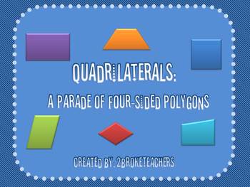 Preview of Geometry Quadrilaterals Mini-Lesson PowerPoint