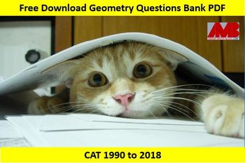 Preview of Geometry Questions Bank PDF of CAT 1990 to 2018