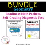 Geometry Readiness Packet and Diagnostic Test Bundle